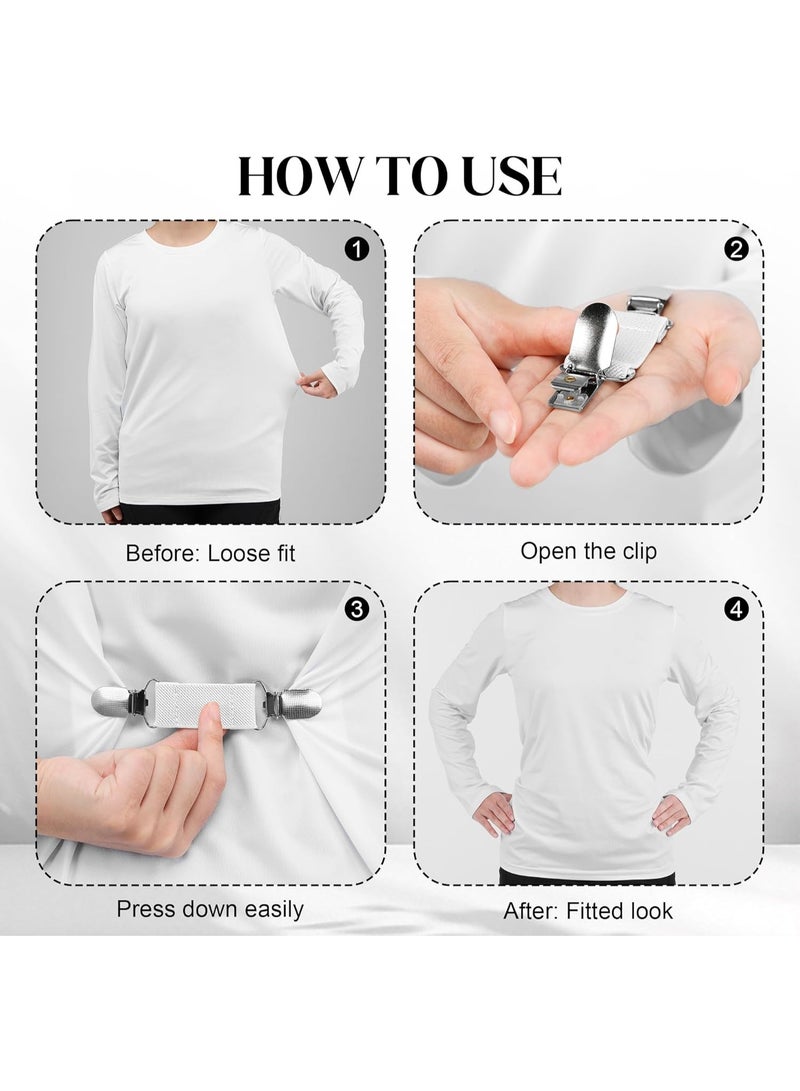 6 قطع الموضة تناسب فستان مقاطع الفولاذ المقاوم للصدأ مقاطع مرنة ملابس قفازات مقاطع - Image 3